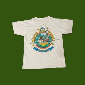 Vintage 90's · Shut up & Fish Tee